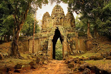 cambodia ancient ruins.